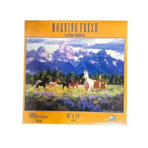 Morning Fresh 500 Piece Jigsaw Puzzle Claire Goldrick 18" x 24" By Sunsout | NWB